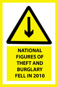 National Figures of Theft and Burglary Fell in 2010