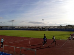 Sprinters at the Track